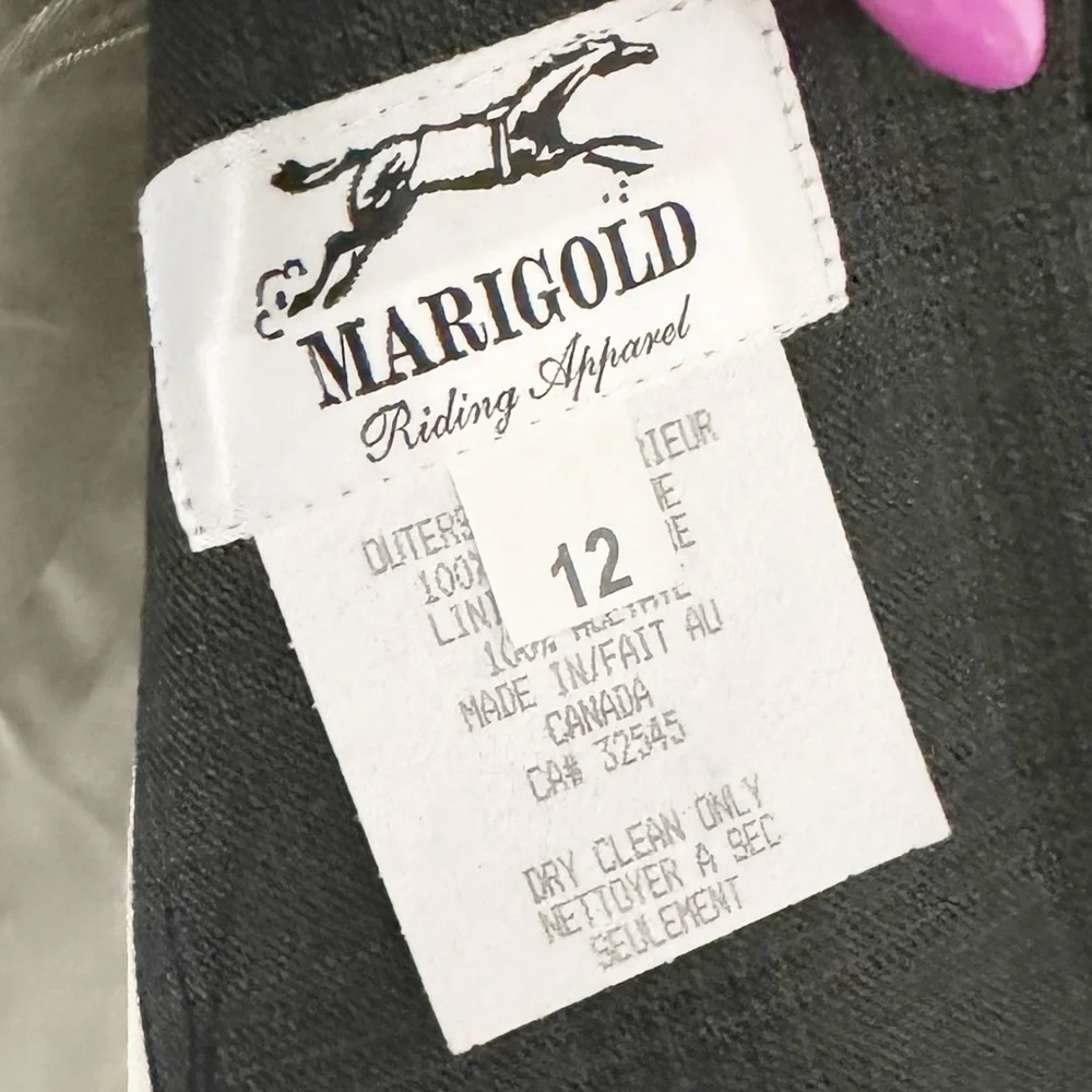 Marigold Riding Apparel Gray Wool Riding Jacket - Picture 11 of 13